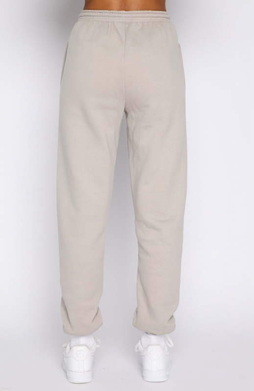 White Fox About That Time Joggingbroek Dames Grijs Bruin | ZOMP-90873