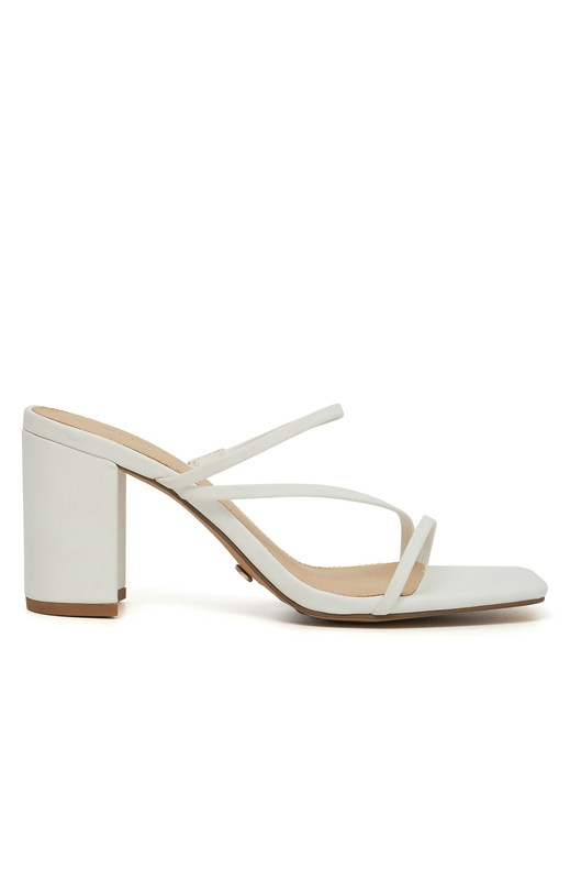 White Fox All You Wanted Mules Dames Wit | GSAT-42396