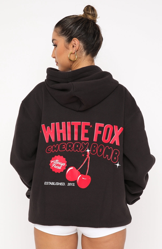 White Fox Don't Waste Time Hoodie Dames Grijs | ONDY-86075