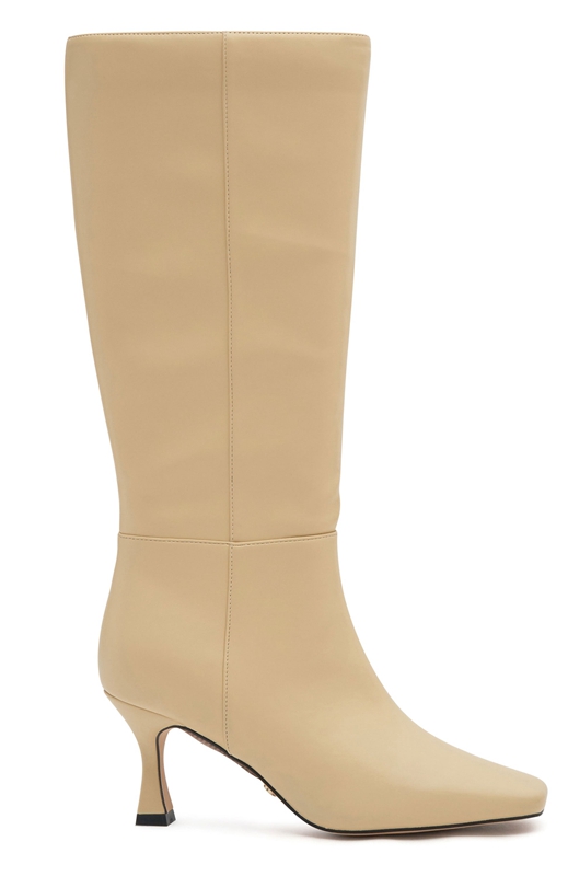 White Fox Johnson Knee Hoge Laarzen Dames Beige | YFSC-94870