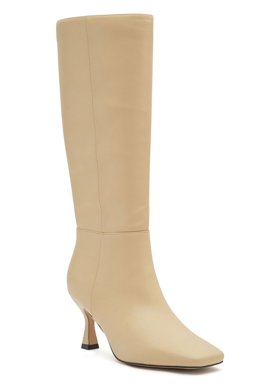 White Fox Johnson Knee Hoge Laarzen Dames Beige | YFSC-94870