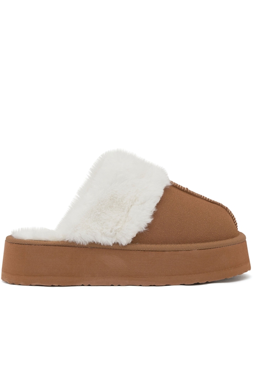 White Fox Keep My Head High Badslippers Dames Bruin | JRXK-27493