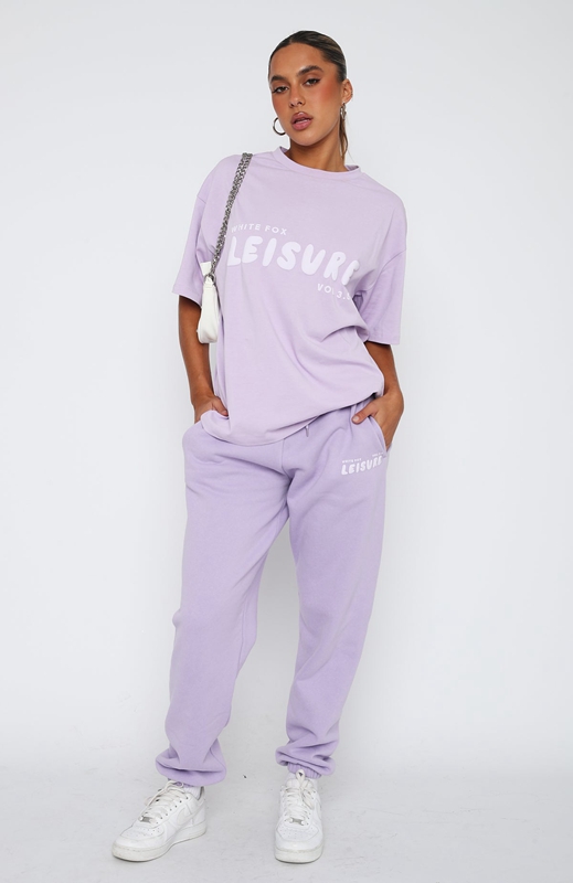 White Fox Leisure Series Joggingbroek Dames Lavendel | XCQJ-49780