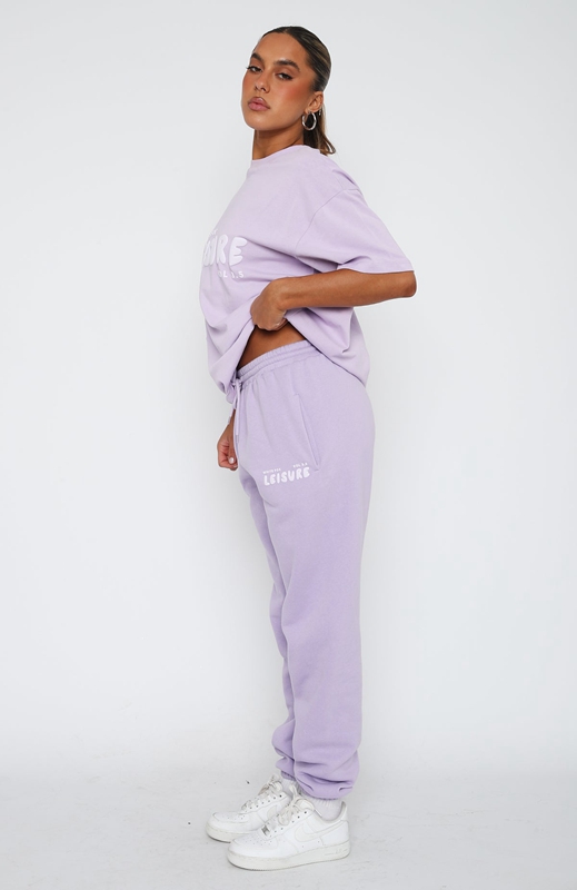 White Fox Leisure Series Joggingbroek Dames Lavendel | XCQJ-49780