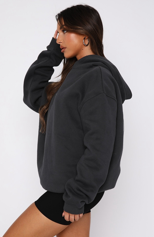 White Fox Leisure Series Oversized Hoodie Dames Grijs | OKVG-24678