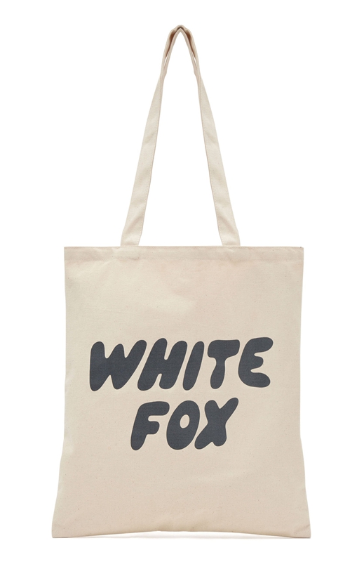 White Fox Main Moment Tote Dames Room Grijs | TGYM-32097