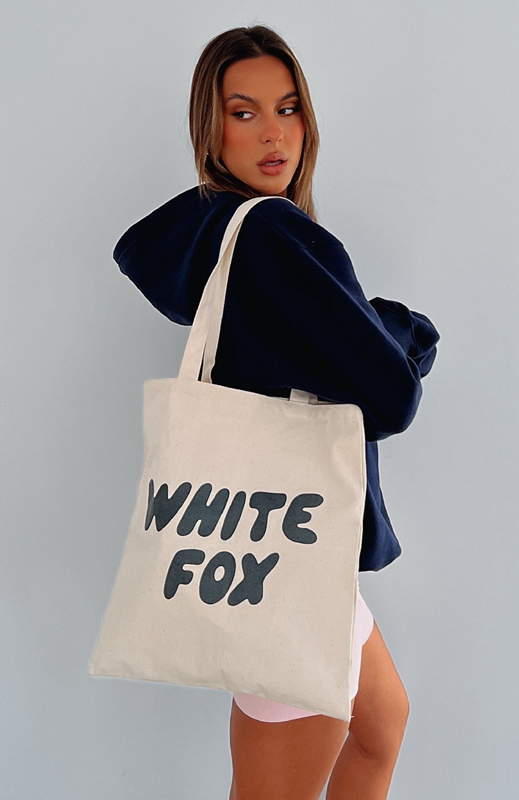 White Fox Main Moment Tote Dames Room Grijs | TGYM-32097