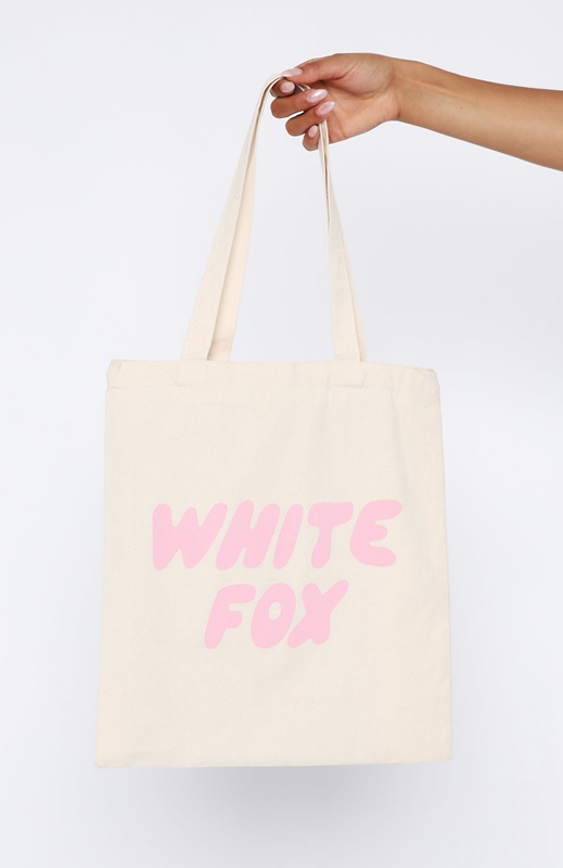 White Fox Main Moment Tote Dames Room Roze | SXCB-13480