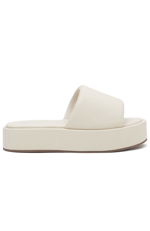 White Fox Matea Platform Badslippers Dames Beige | FJQR-15094