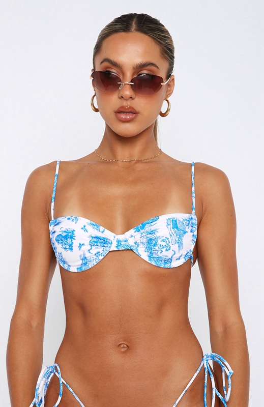 White Fox More Than A Dream Bikinitopjes Dames Blauw | ICGT-74536