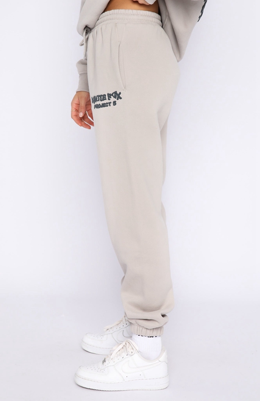 White Fox Project 5 Joggingbroek Dames Grijs | BTIF-95674