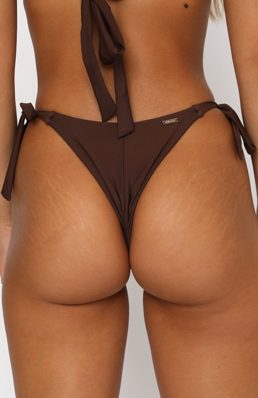 White Fox St Barts Bikinibroekjes Dames Chocola | OETJ-84216