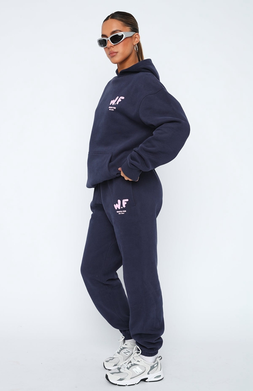 White Fox The New Standard Joggingbroek Dames Donkerblauw | VJLX-40831