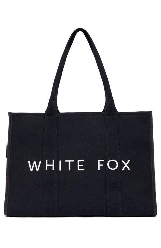 White Fox Tote Dames Wit Zwart | SPJI-40839