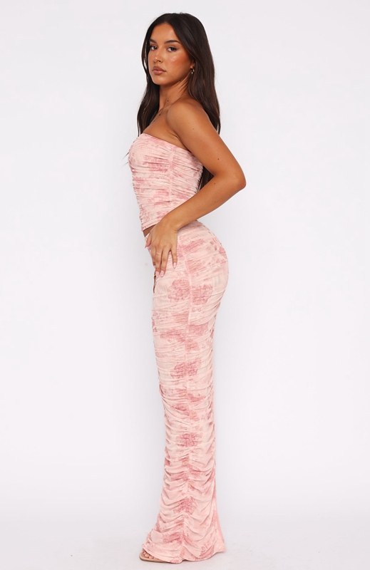 White Fox True To Self Maxi Rokken Dames Roze | ULXP-18459