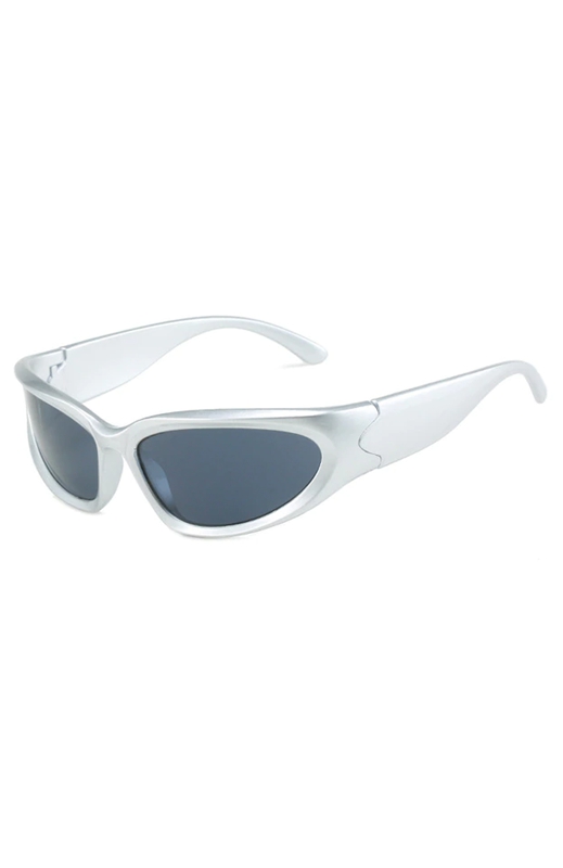 White Fox Viper Zonnebril Dames Zilver Zwart | HSCA-02138